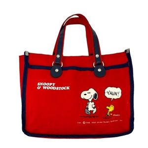 WOODSTOCK 1965🔥RARE🔥VINTAGE SNOOPY  Small Tote